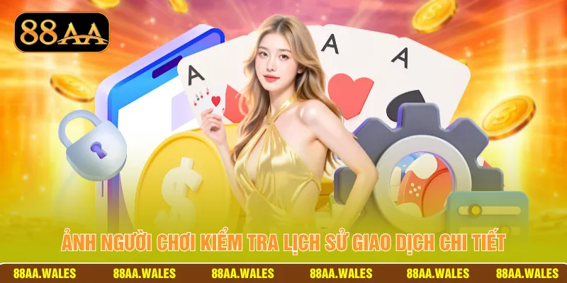 Ảnh người chơi kiểm tra lịch sử giao dịch chi tiết