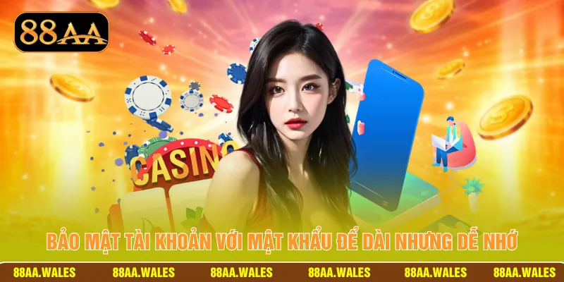 Bảo mật tài khoản với mật khẩu để dài nhưng dễ nhớ