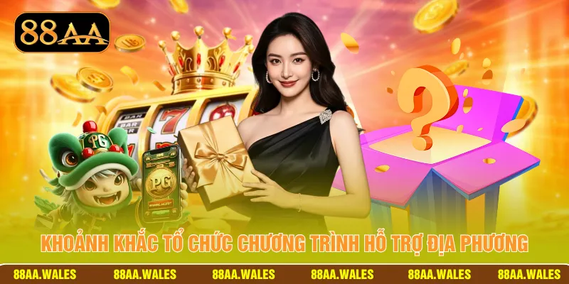 Khoảnh khắc tổ chức chương trình hỗ trợ địa phương